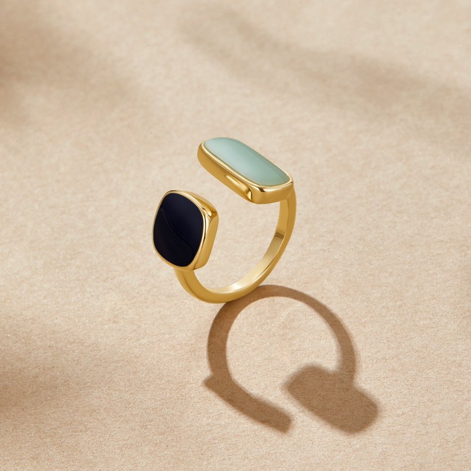 Wrap Ring with Aquamarine