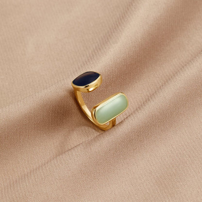 Wrap Ring with Aquamarine