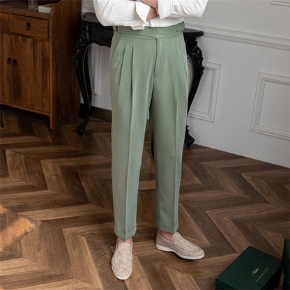 Gurkha Pleated Trousers Portovenere