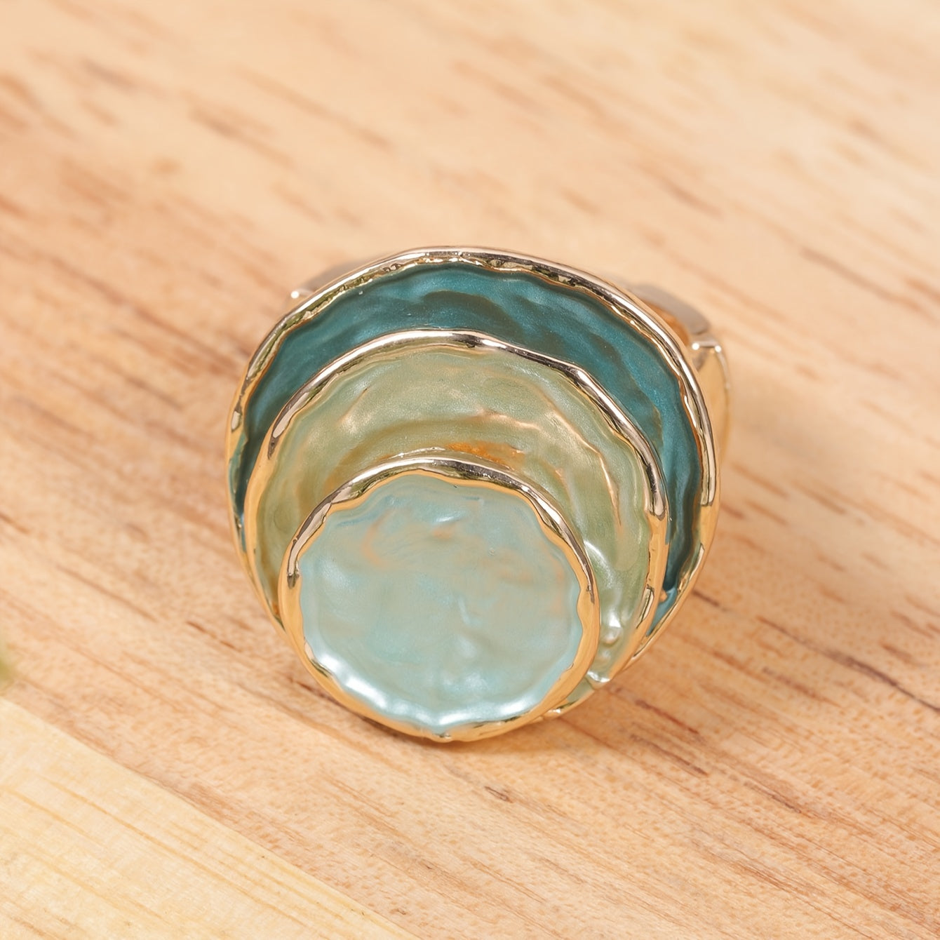 Boho Triple Layer Enamel Ring