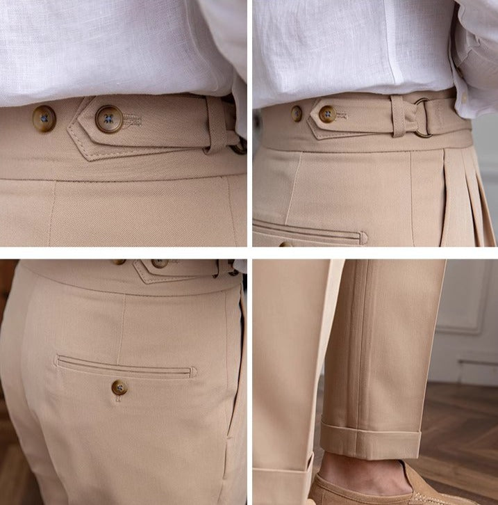 Gurkha Pleated Trousers Portovenere