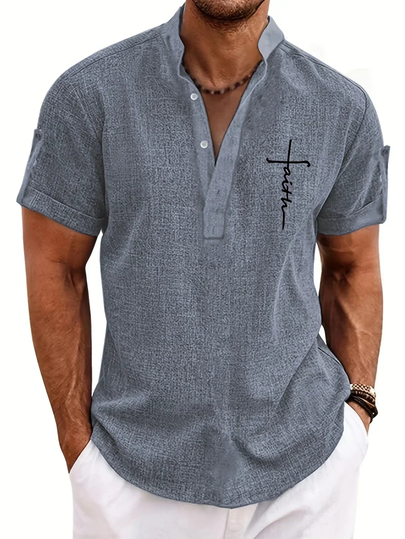 Zalecta | Modern Polo with Stand-Up Collar