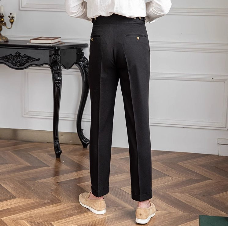 Gurkha Pleated Trousers Portovenere