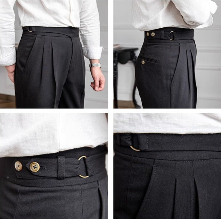 Gurkha Pleated Trousers Portovenere