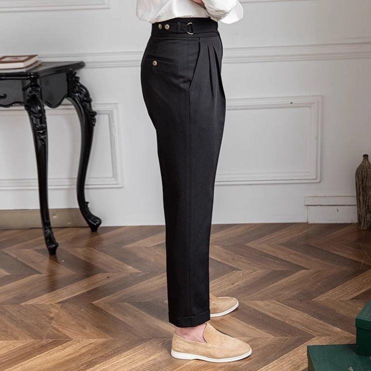 Gurkha Pleated Trousers Portovenere