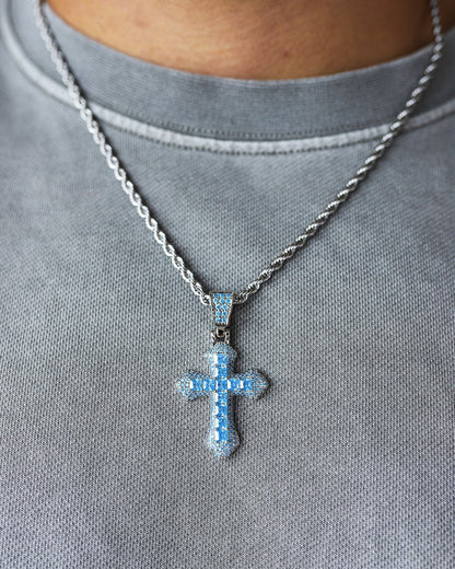 BLUE CROSS PENDANT.