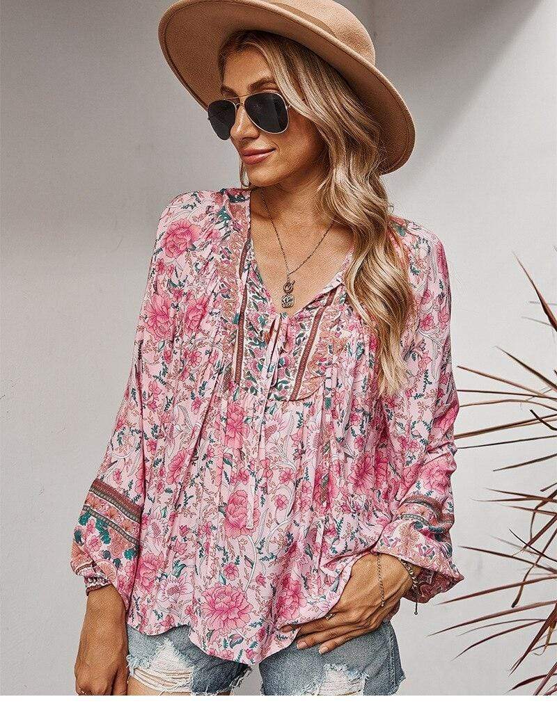 Ginie | Boho Summer Blouse
