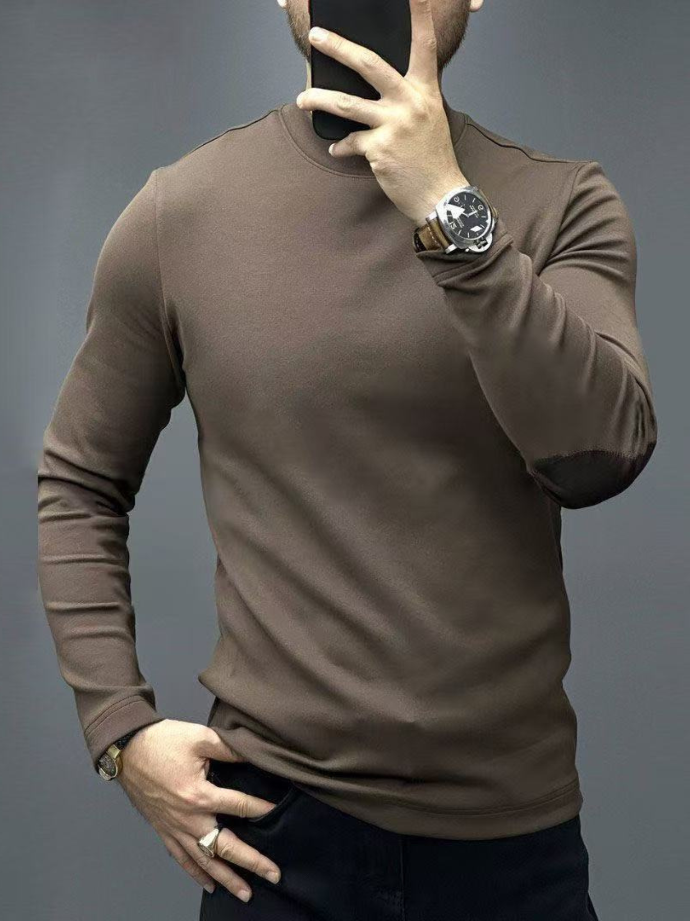 Bérenger - Fitted Long Sleeve Jumper