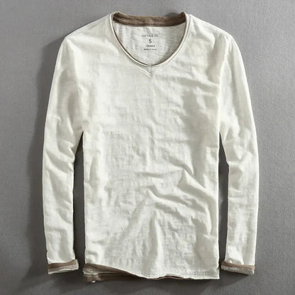 Guilhem – Long-Sleeve Cotton T-Shirt