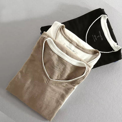Guilhem – Long-Sleeve Cotton T-Shirt