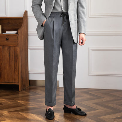 Milano Wool Trousers with Drawstring