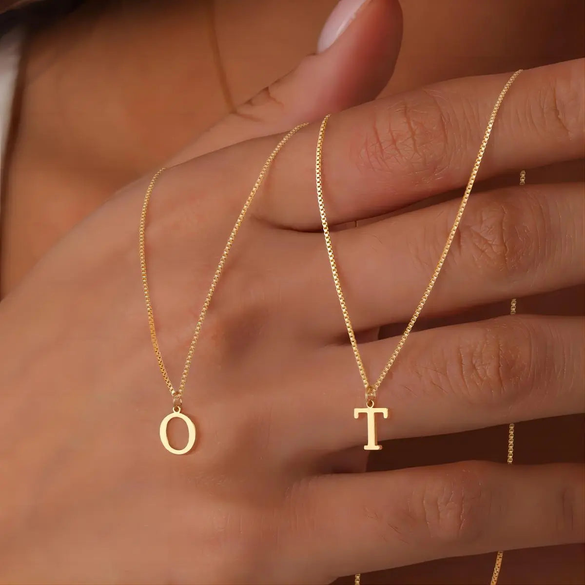 Necklace with Love Letter Initials