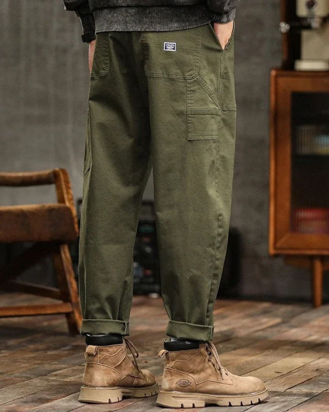 Étienne - Vintage Utility Cargo Trousers