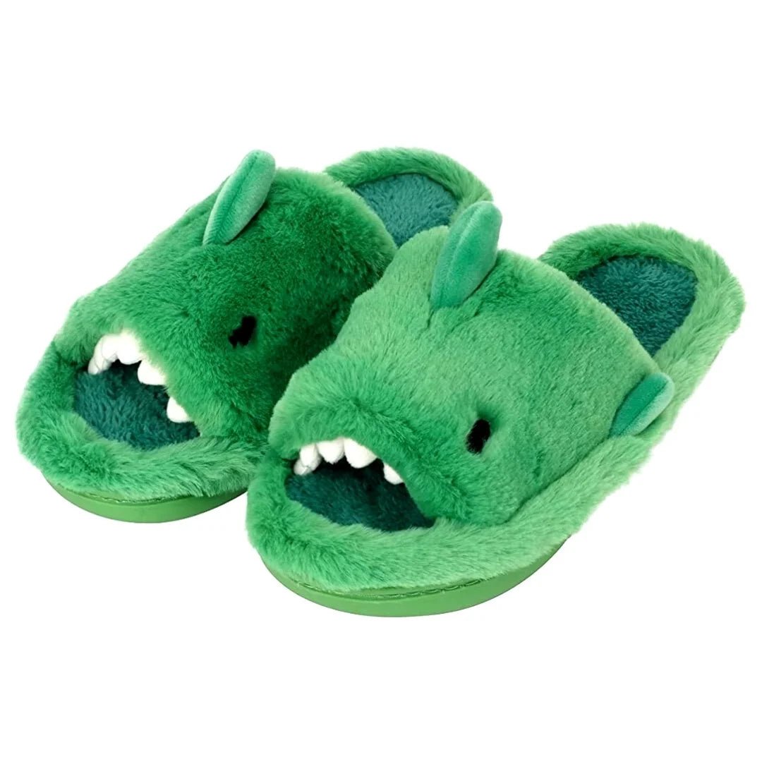 Plush Shark Slippers