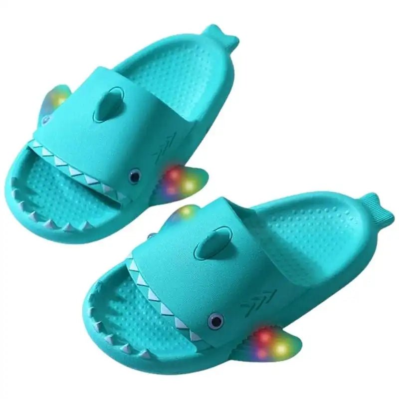 Luminous Shark Slippers for Children