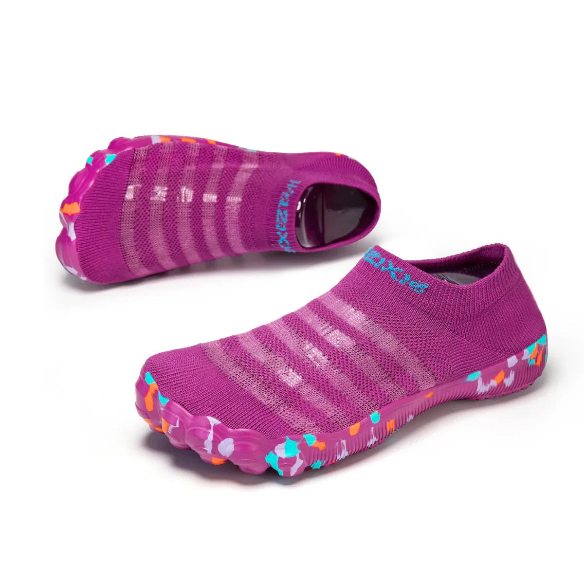 Unisex Black Quick-Dry Aqua Shoes for Beach and Sports