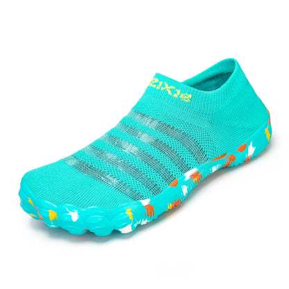 Unisex Black Quick-Dry Aqua Shoes for Beach and Sports