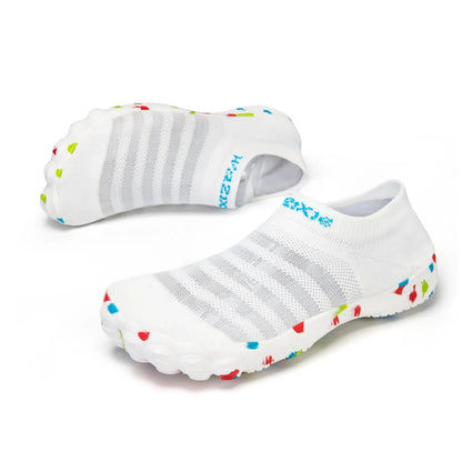 Unisex Black Quick-Dry Aqua Shoes for Beach and Sports