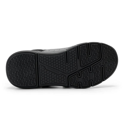 Men's Black Breathable Casual Summer Shoes with Velcro