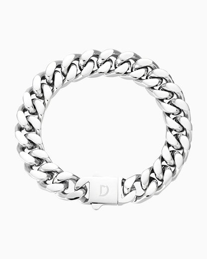 CUBAN BRACELET IN A NEAT BOX. - 11MM