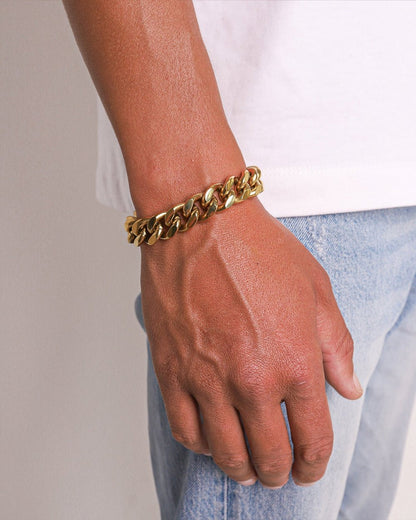 CUBANA PROPRE BRACELET - 12MM GOLD