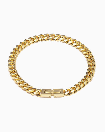 CUBAN BRACELET CLEAN - 6MM GOLD