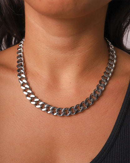 CLEAN CUBAN CHAIN. - 12MM