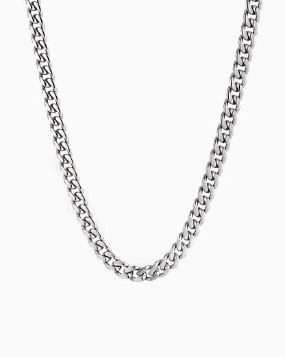 CLEAN CUBAN CHAIN. - 6MM