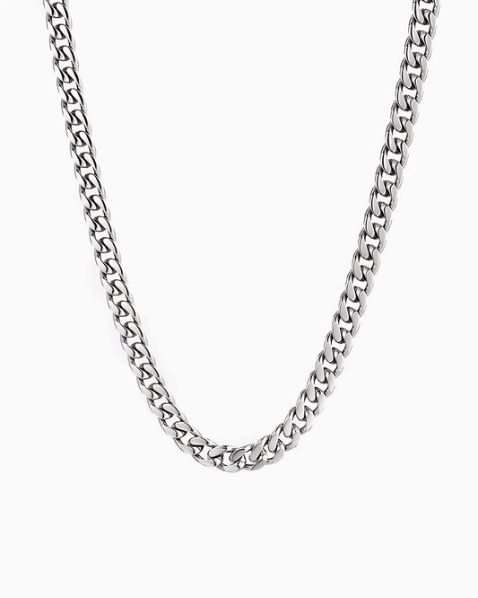 CLEAN CUBAN CHAIN. - 6MM
