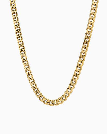 CLEAN CUBAN CHAIN. - 6MM GOLD