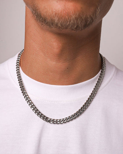 CLEAN CUBAN CHAIN. - 6MM