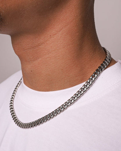 CLEAN CUBAN CHAIN. - 6MM