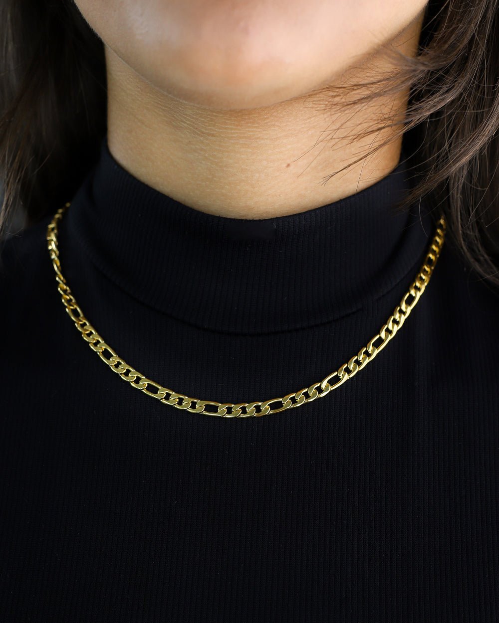 FIGARO CHAIN PROPER. - 5MM GOLD