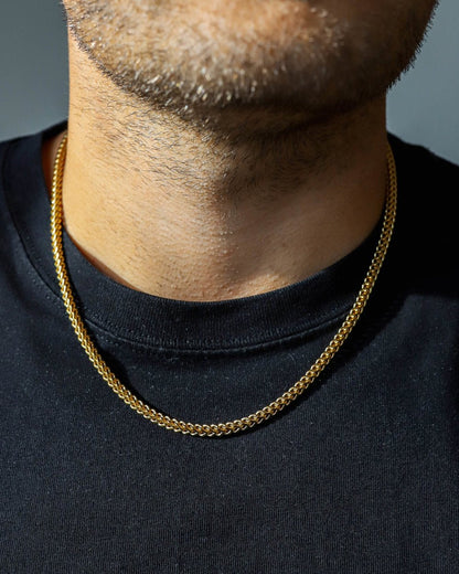 FRENCH CHAIN PROPRESSE. - 3MM GOLD