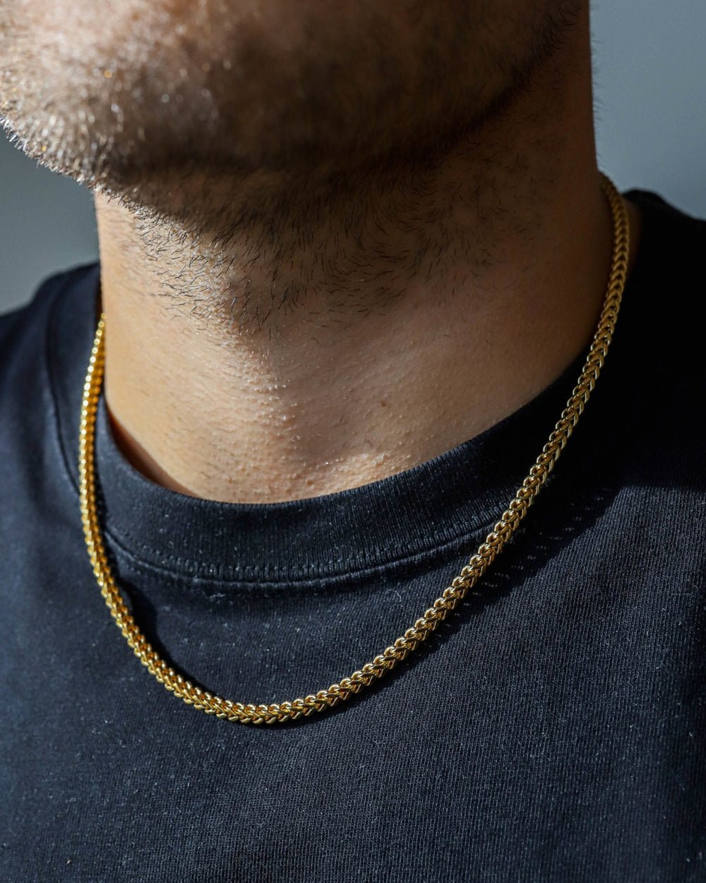 FRENCH CHAIN PROPRESSE. - 3MM GOLD