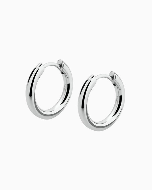 CLEAN HOOP EARRINGS - 12MM