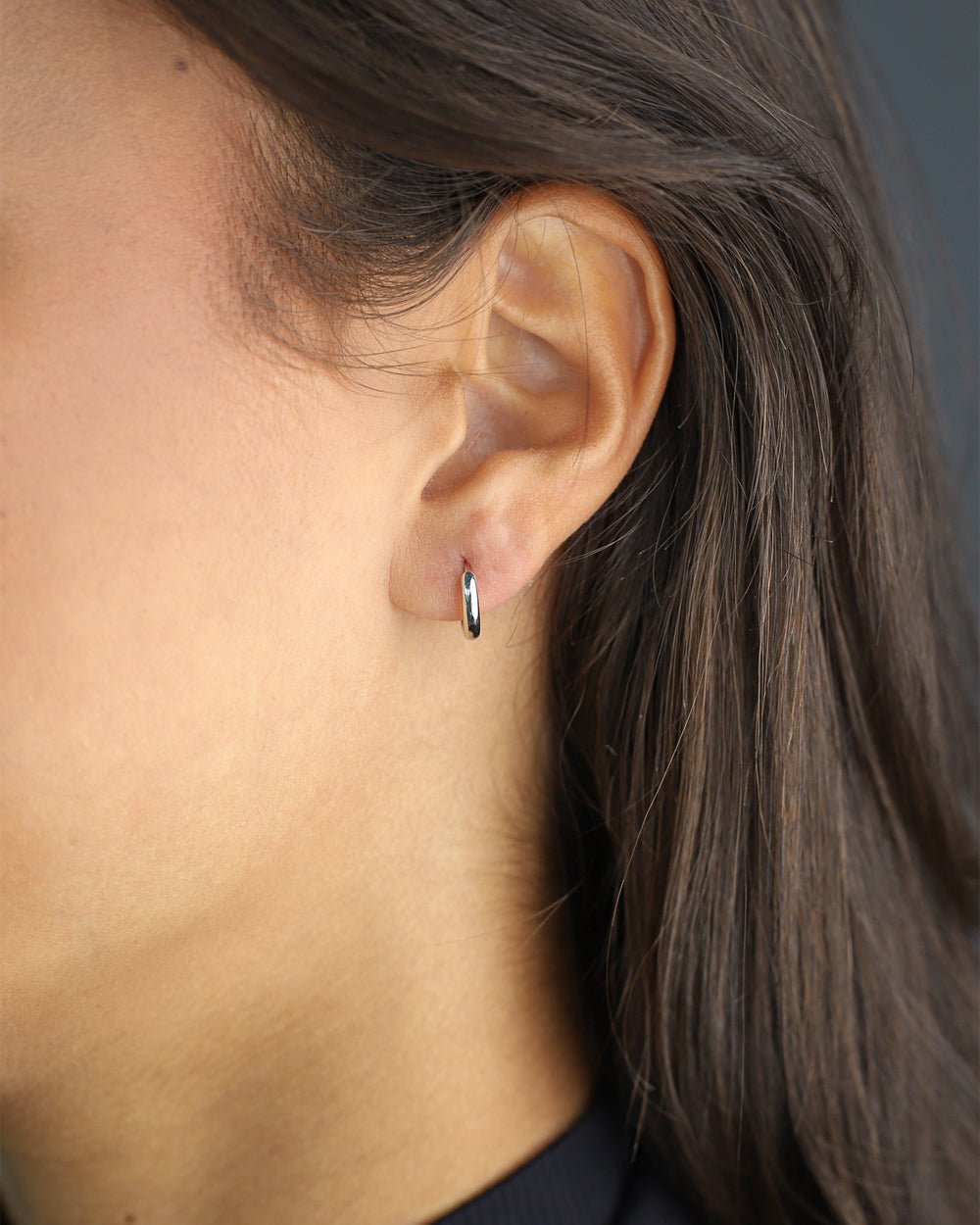 CLEAN HOOP EARRINGS - 12MM