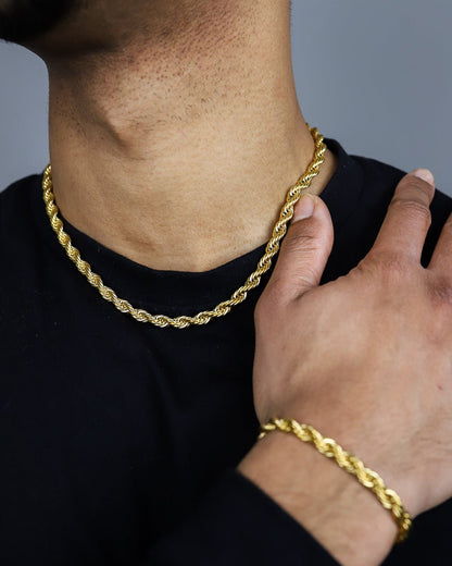 CLEAN CORD CHAIN. - 6MM GOLD