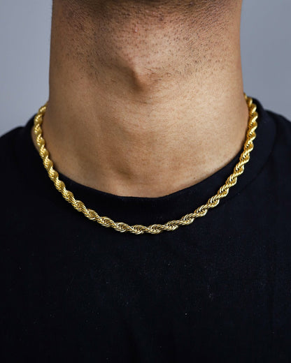 CLEAN CORD CHAIN. - 6MM GOLD