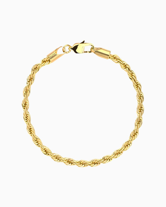 CLEAN CORD BRACELET - 3MM OR