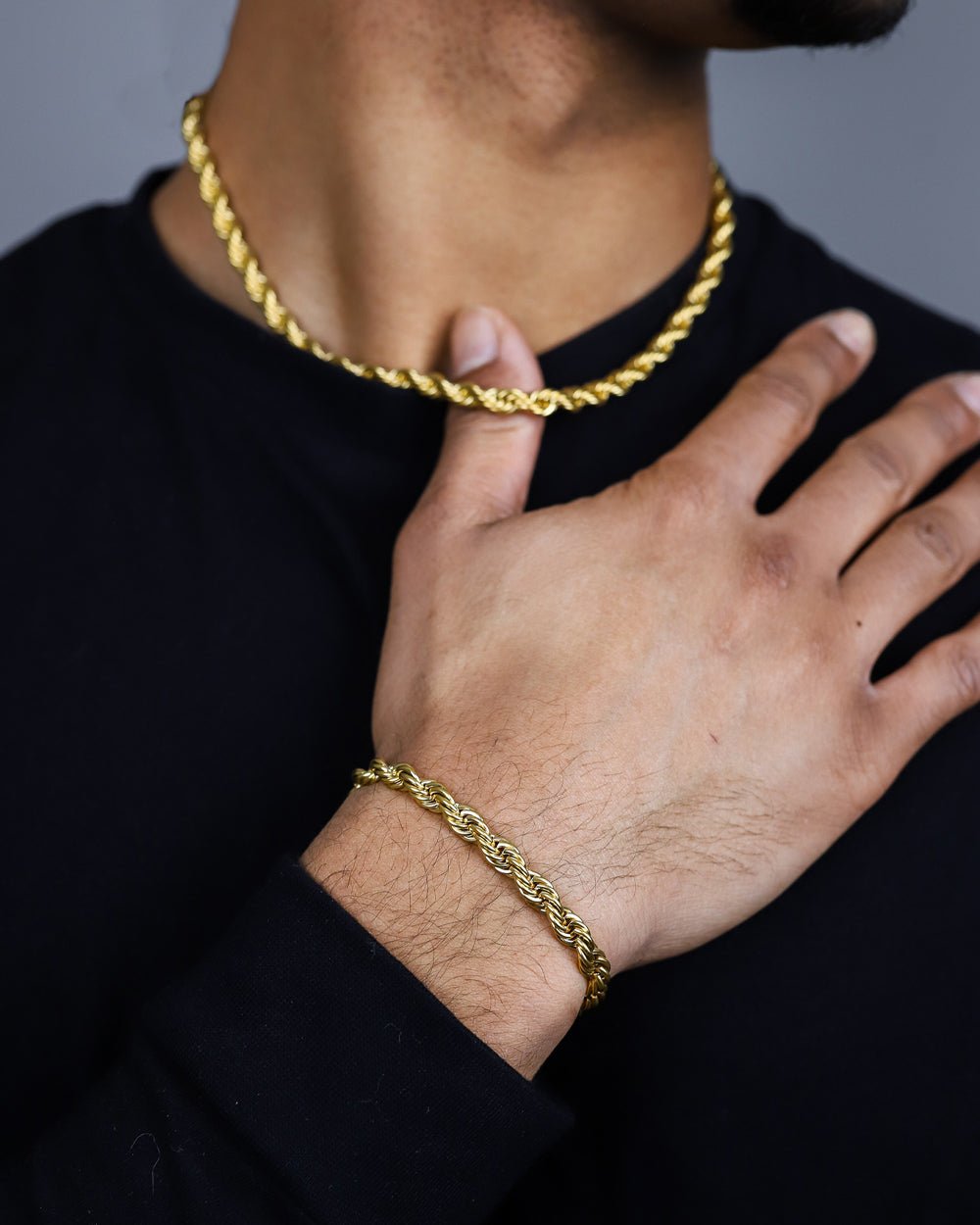 CLEAN ROPE BRACELET - 6MM GOLD