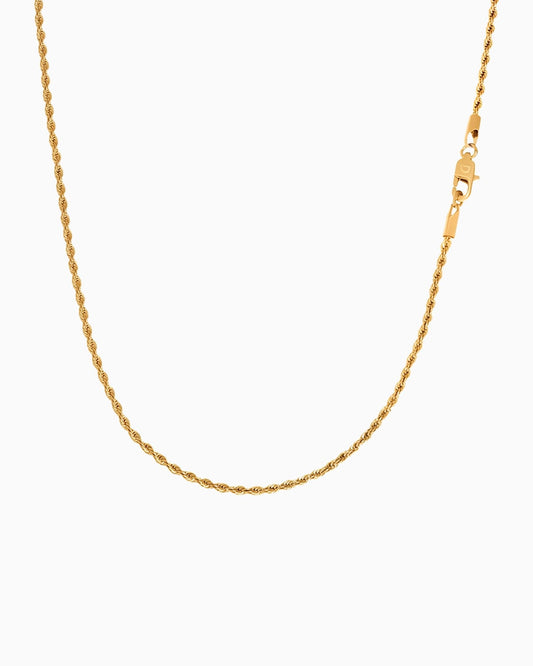 CLEAN CORD CHAIN. - GOLD 2MM