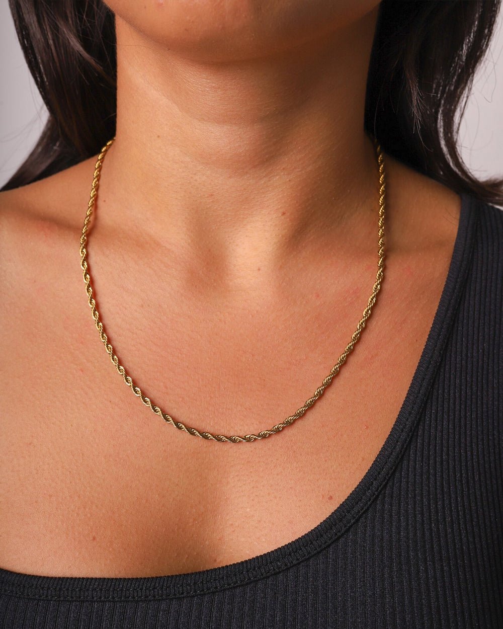 CLEAN CORD CHAIN. - 3MM GOLD