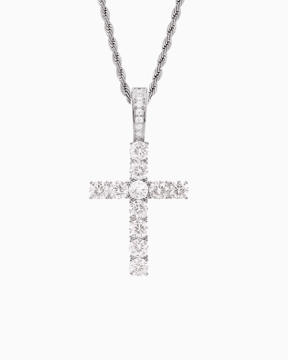 CROSSED PIECE PENDANT.