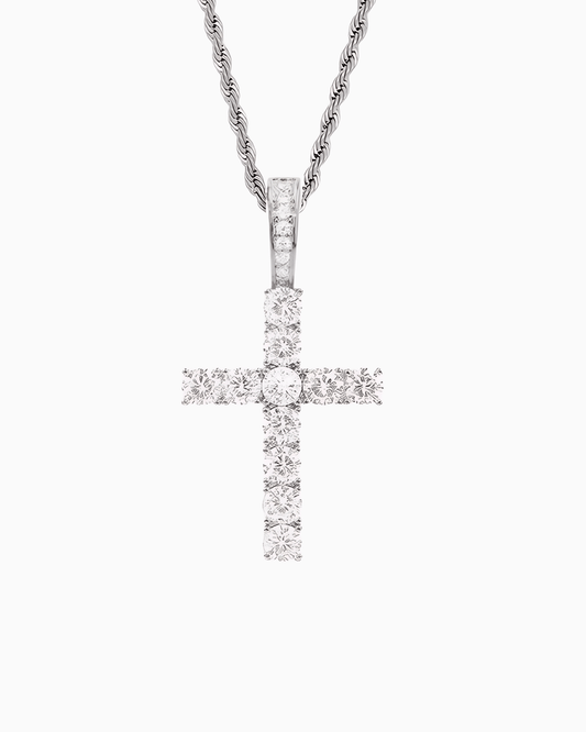 CROSSED PIECE PENDANT.