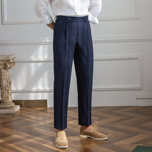 Single Pleat Trousers Senequier