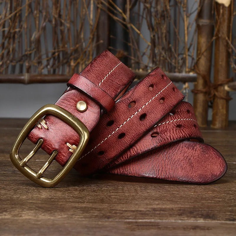 The Outrider Leather Belt