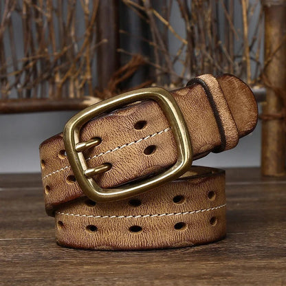 The Outrider Leather Belt