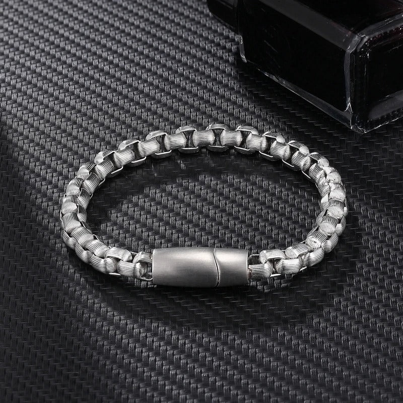 Chain and Link Bracelet for Men