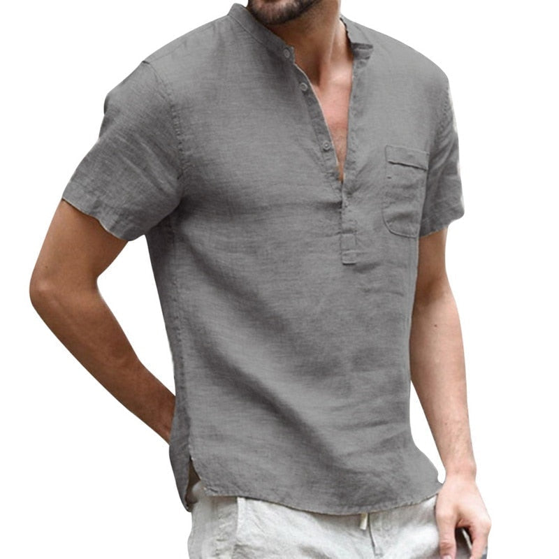 Zalecta | Casual Linen Shirt
